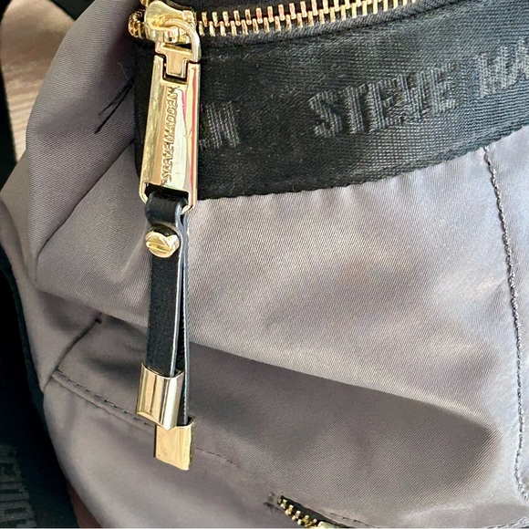 Steve Madden Gray & Black Backpack - Picture 3 of 13